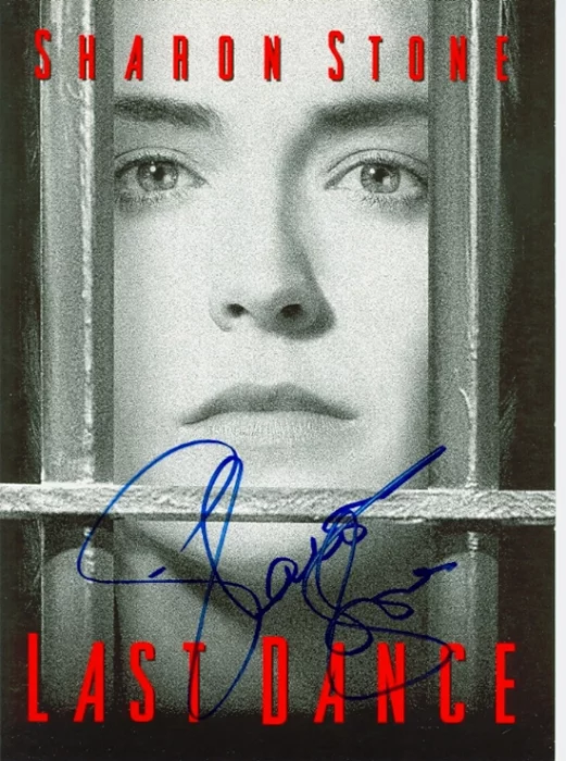 Sharon Stone autograph