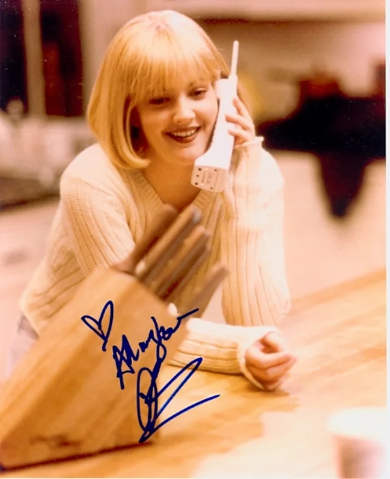Drew Barrymore autograph