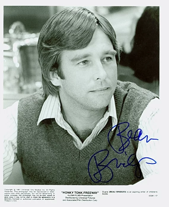 Beau Bridges autograph