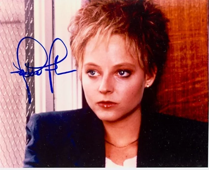 Jodie Foster autograph