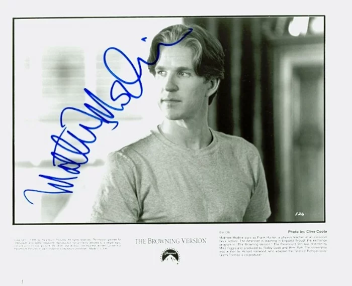 Matthew Modine autograph