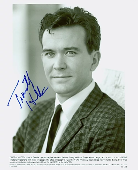 Timothy Hutton autograph