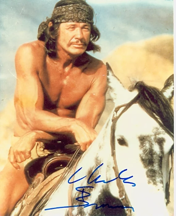 Charles Bronson autograph