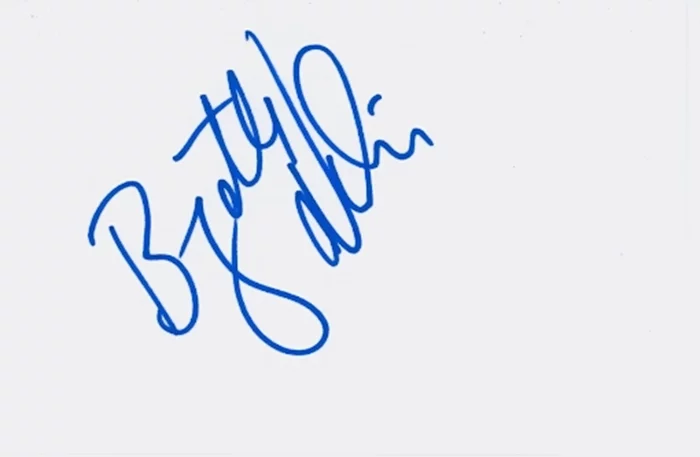 Brigitte Nielsen autograph