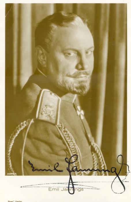 Emil Jannings autograph