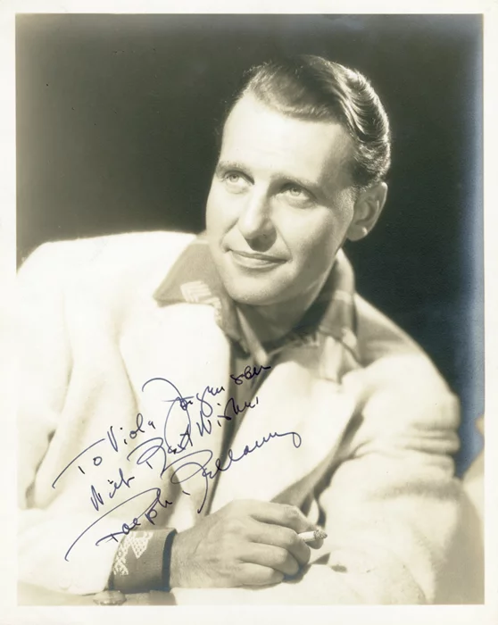 Ralph Bellamy autograph