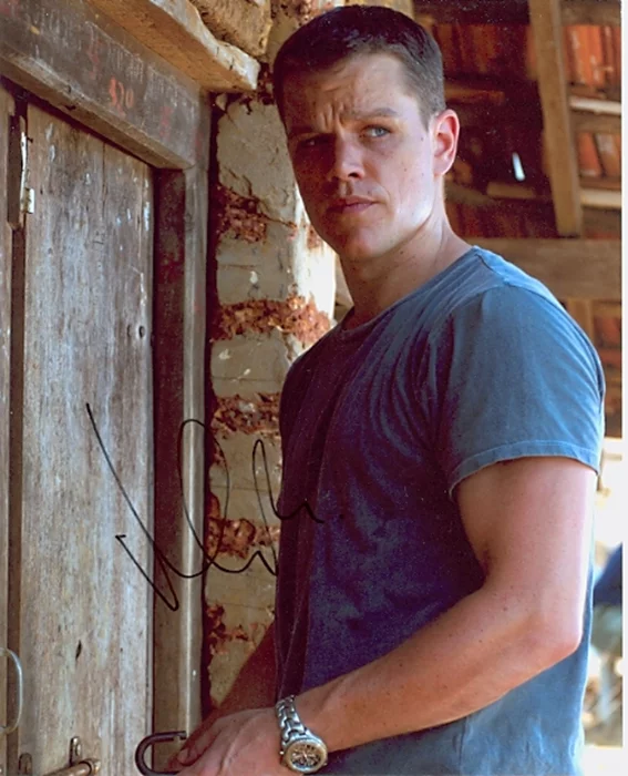 Matt Damon autograph