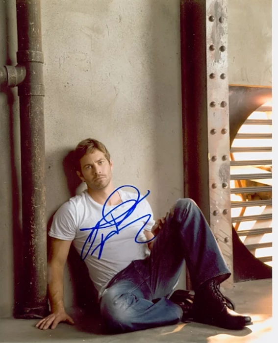 Paul Walker autograph