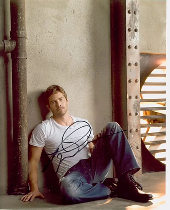 Paul Walker autograph