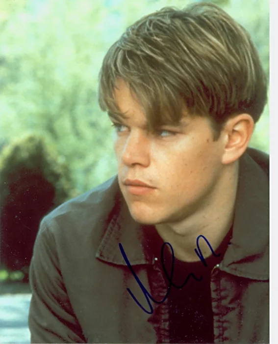 Matt Damon autograph