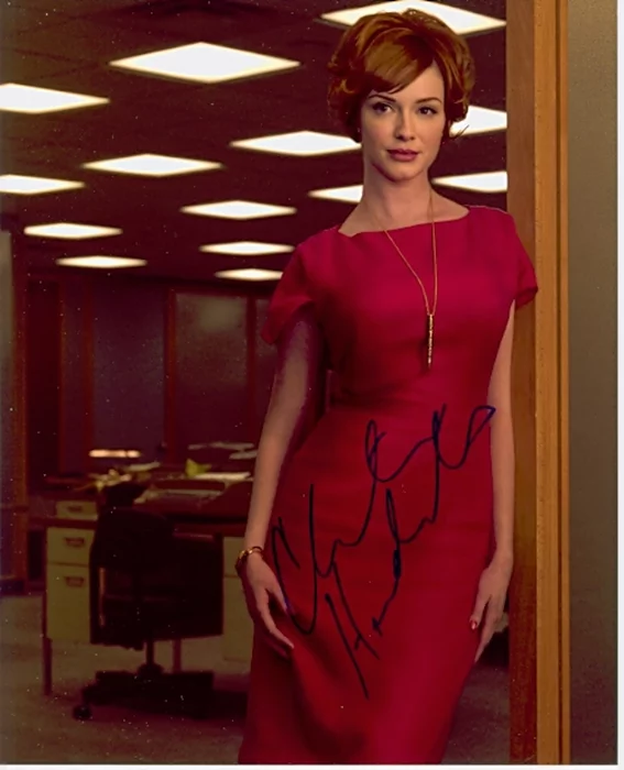Christina Hendricks autograph