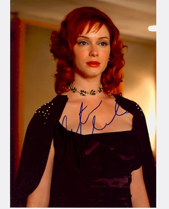 Christina Hendricks autograph