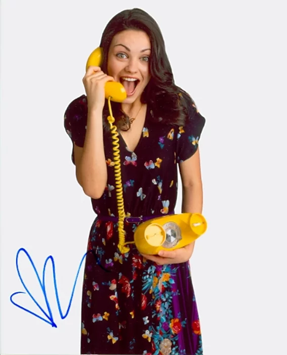 Mila Kunis autograph