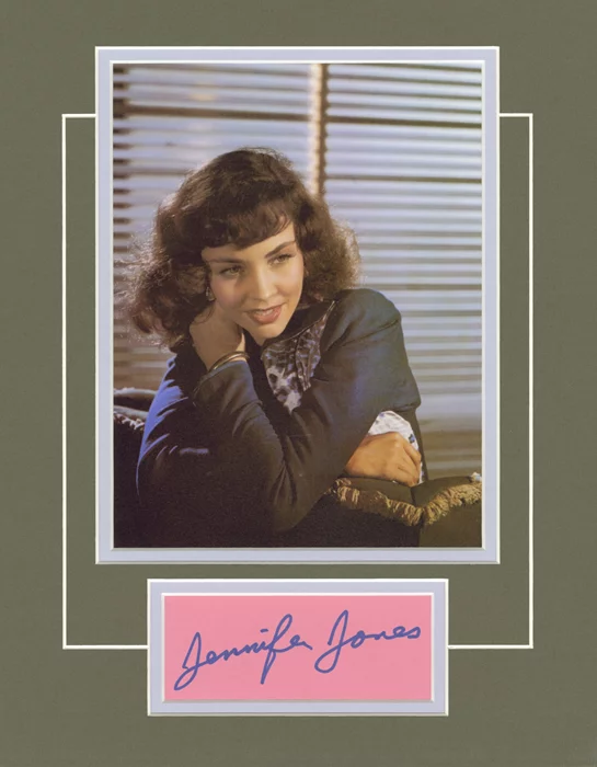Jennifer Jones autograph