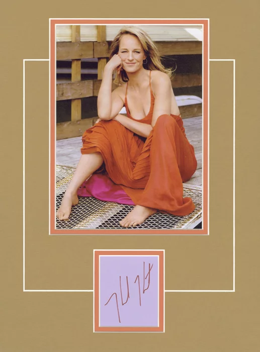 Helen Hunt autograph