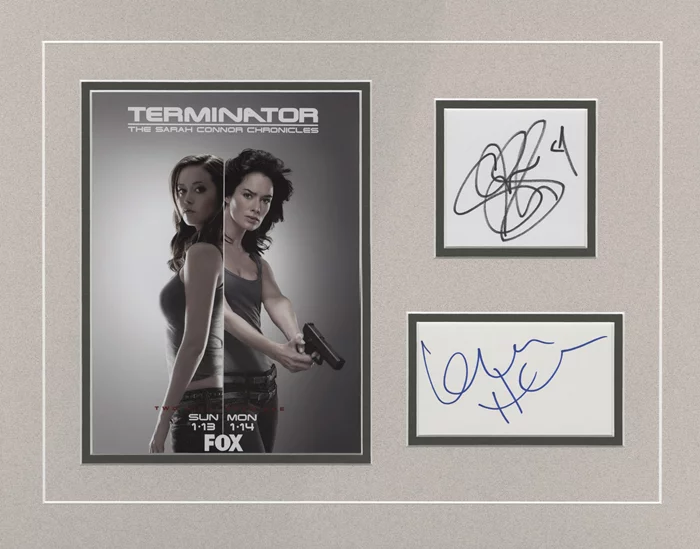 Terminator: The Sarah Connor Chronicles autograph