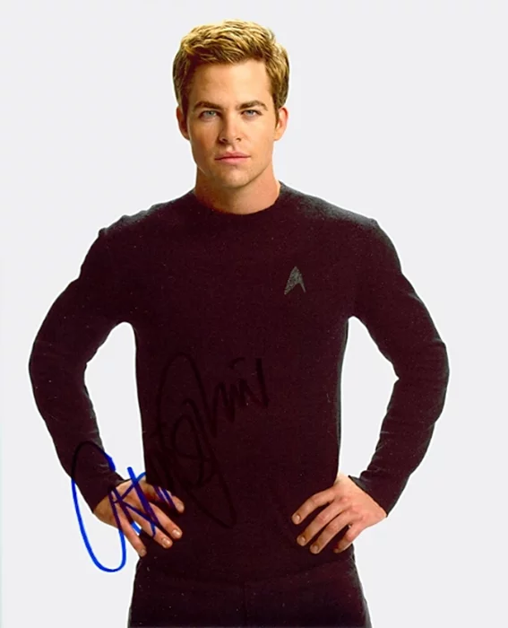 Chris Pine autograph