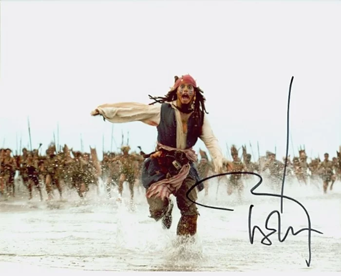 Johnny Depp autograph