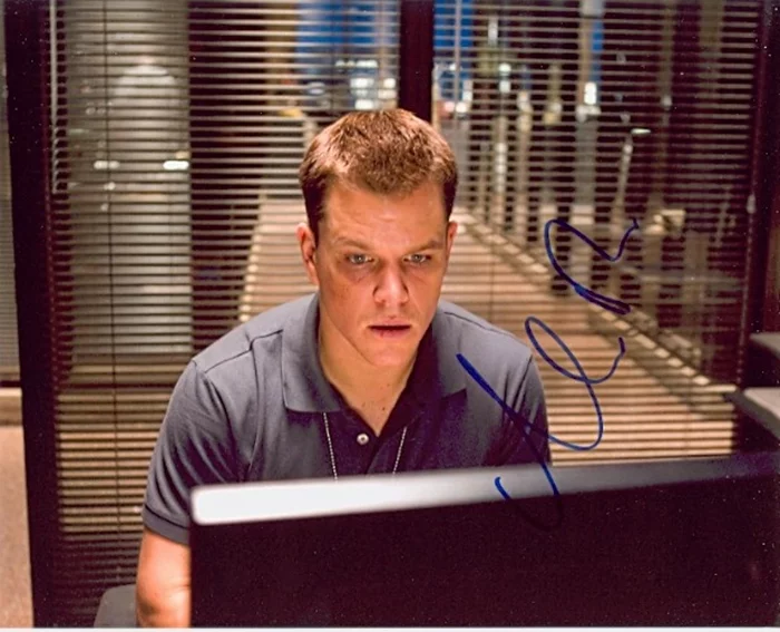 Matt Damon autograph