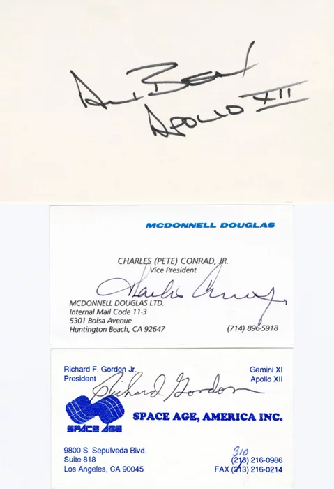 Apollo 12 Crew autograph