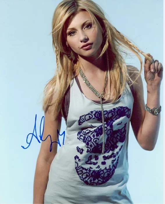 Aly Michalka autograph