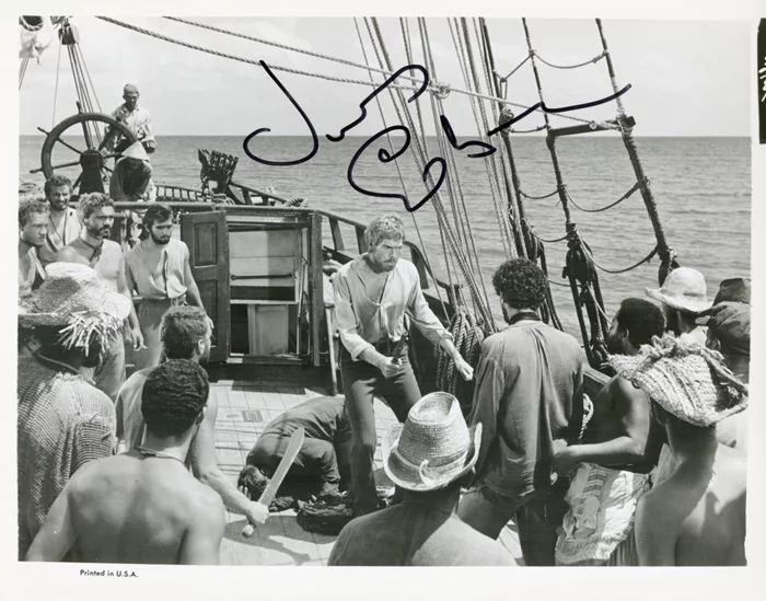 James Coburn autograph