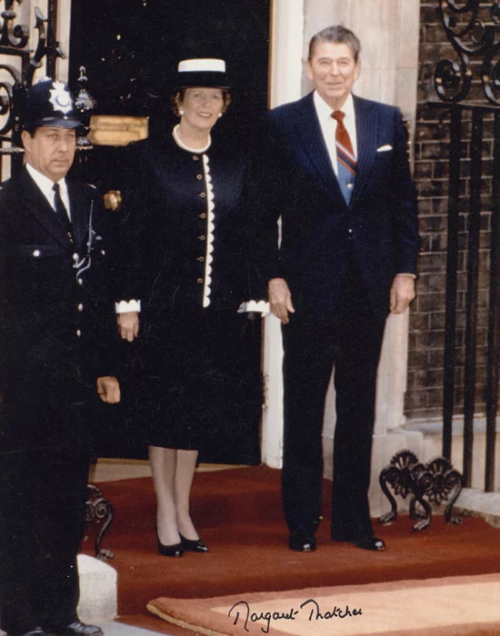 Margaret Thatcher autograph