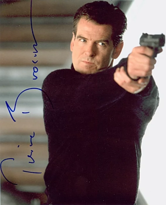 Pierce Brosnan autograph