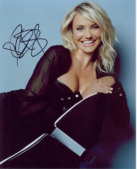Cameron Diaz autograph