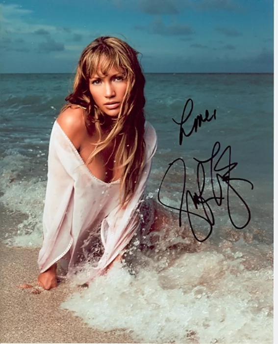 Jennifer Lopez autograph