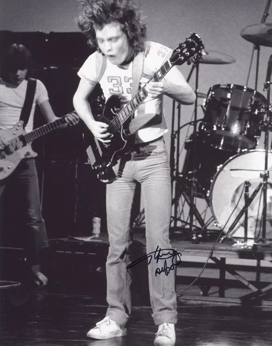 Angus Young autograph