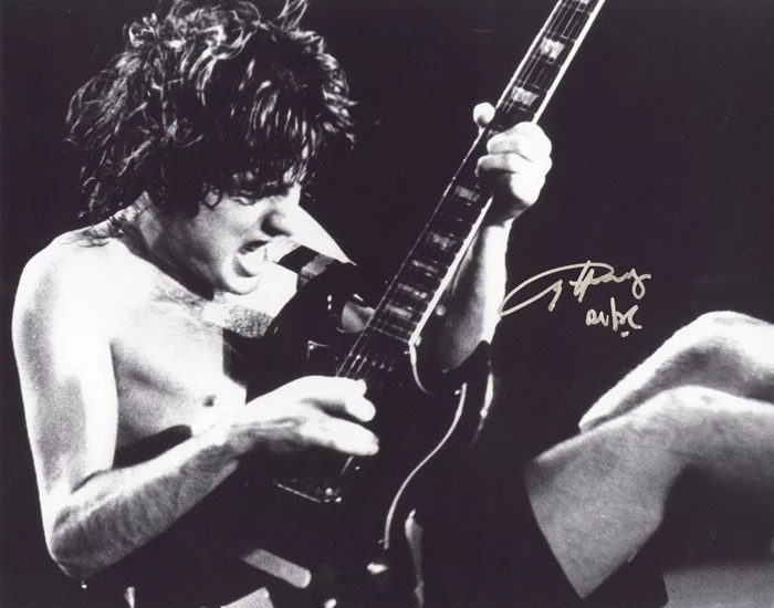 Angus Young autograph
