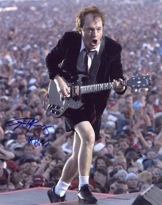 Angus Young autograph