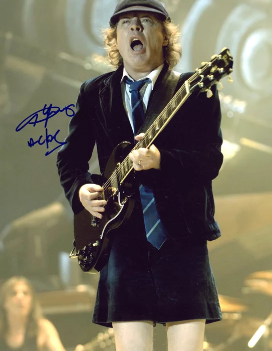 Angus Young autograph