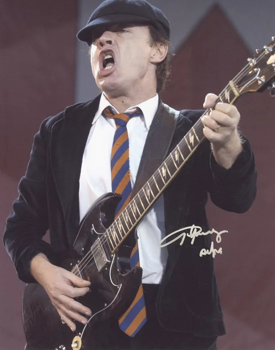 Angus Young autograph