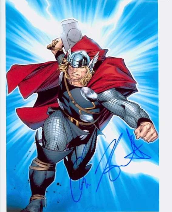Chris Hemsworth autograph