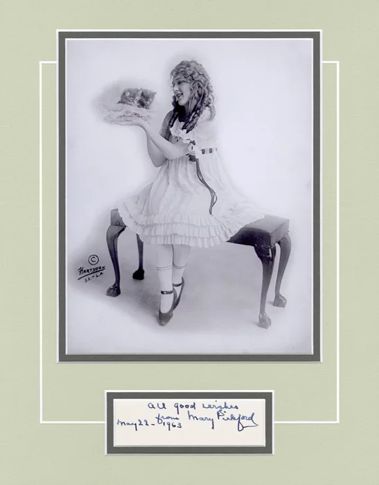 Mary Pickford autograph