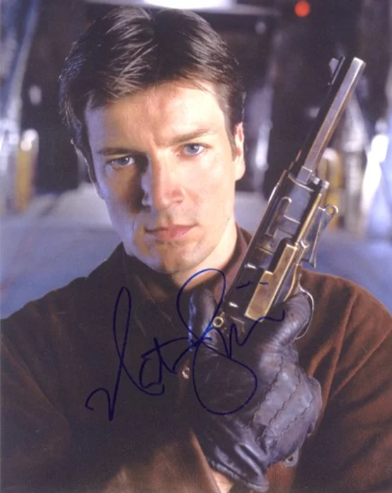 Nathan Fillion autograph
