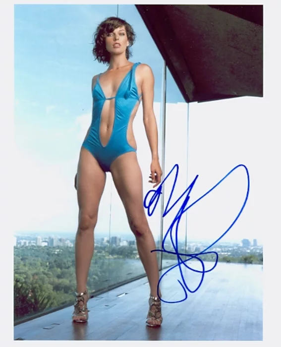Milla Jovovich autograph