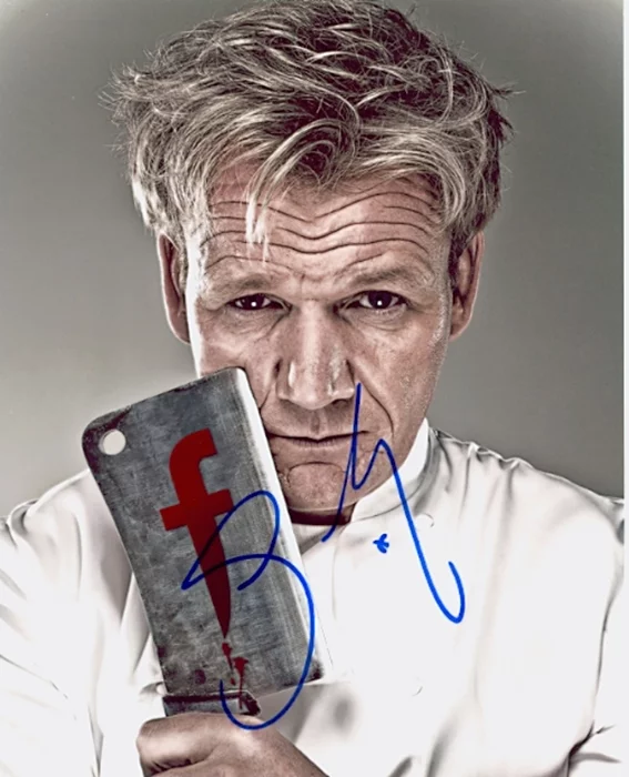 Gordon Ramsay autograph