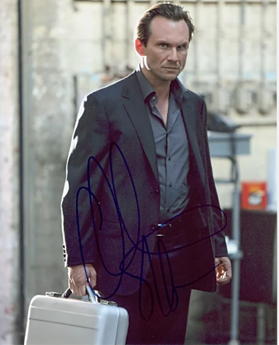 Christian Slater autograph