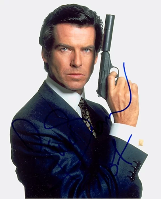 Pierce Brosnan autograph