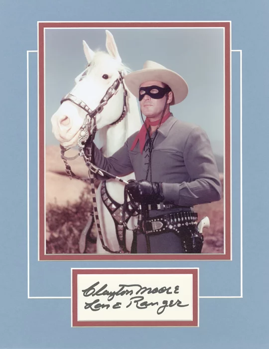 Clayton Moore autograph