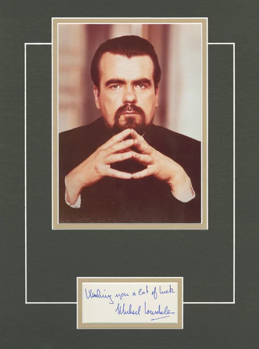 Michael Lonsdale autograph