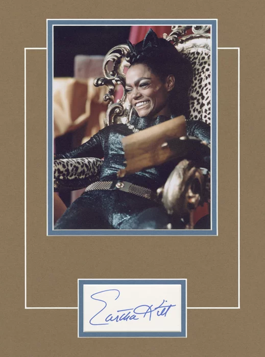 Eartha Kitt autograph