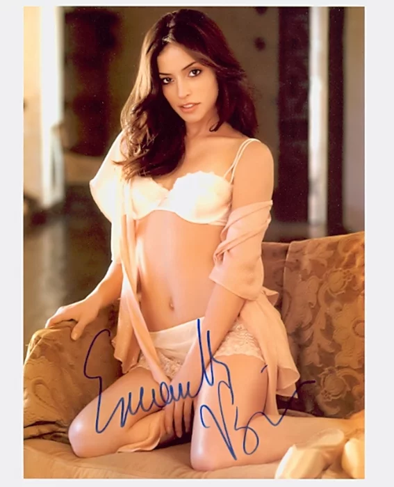 Emmanuelle Vaugier autograph