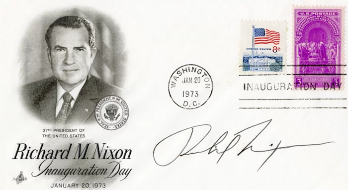 Richard Nixon autograph