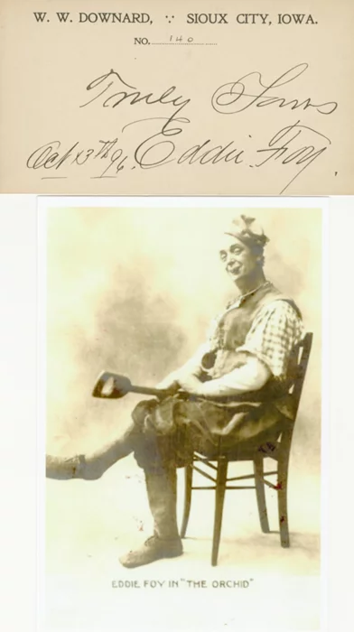 Eddie Foy autograph
