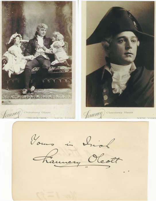 Chauncey Olcott autograph