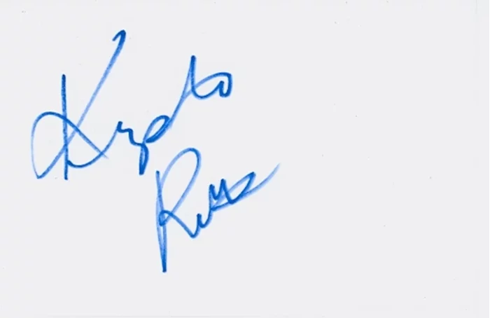 Krysten Ritter autograph